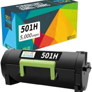 Do it Wiser Compatible Printer Toner Cartridge Replacement for Lexmark 50F1H00 501H MS310dn MS312dn MS315dn MS410dn MS415dn MS510dn MS610dn (5,000 Pages High Yield)