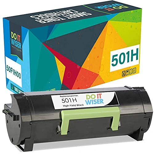 Do it Wiser Compatible Printer Toner Cartridge Replacement for Lexmark 50F1H00 501H MS310dn MS312dn MS315dn MS410dn MS415dn MS510dn MS610dn (5,000 Pages High Yield)