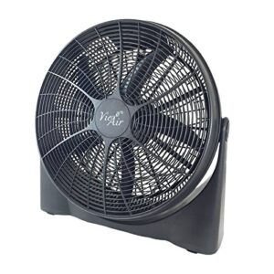 vie air collection fan series, 20 inch, charcoal gray