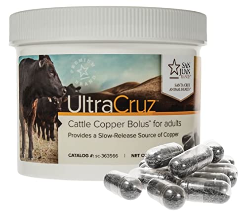 UltraCruz - sc-363566 Cattle Copper Bolus Supplement for Adults, 25 Count x 25 Grams