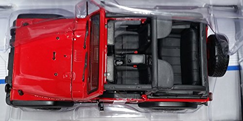 Maisto 2004 Jeep Wrangler Rubicon 1:18 Diecast Model Car, Red