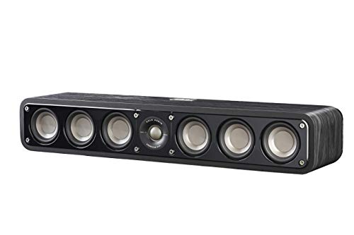 Polk Audio Signature Series S35 Center Channel Speaker (6 Drivers), Surround Sound, Power Port Technology, Detachable Magnetic Grille (Discontinued by Manufacturer)