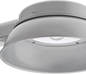 Lithonia Lighting Oval 40K 120 PE DNA M4 Dusk to Dawn Integrated Outdoor LED Area Light, 20W, White