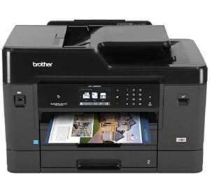brother mfc-j6930dw all-in-one color inkjet printer, wireless connectivity, duplex printing, amazon dash replenishment ready