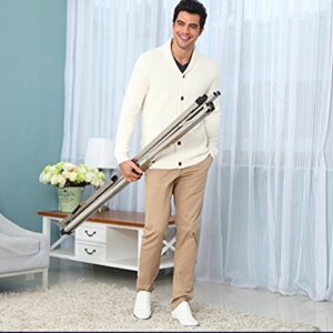 GENE KELLY Clothes Drying Rack for Laundry Free Installed Space Saving Folding Hanger Rack Heavy Duty Stainless Steel
