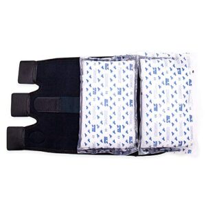 Ice Horse Single Tendon Leg Wrap for Equine Therapy - Comes with 2 Ice Packs