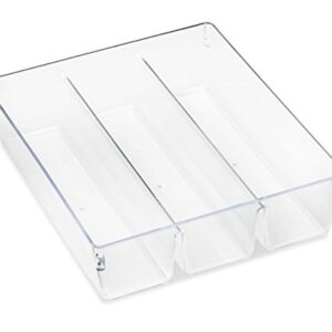 Whitmor 6789-7095 Clear 3-SECTION DRAWER ORGANIZER