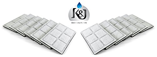 K&J 12-Pack of Drinkwell Platinum Compatible Premium Charcoal Water Filters