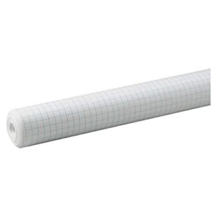 pacon® grid paper roll, white, 1/2" quadrille ruled 34" x 200', 1 roll