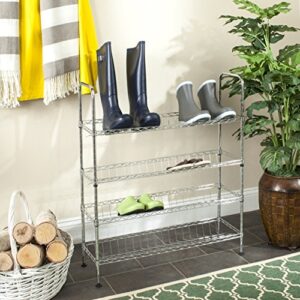 safavieh home collection lidia adjustable shoe rack