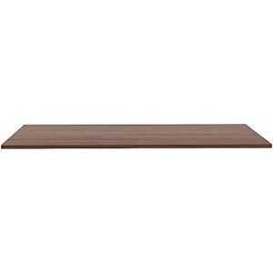 lorell active office relevance table top, walnut,laminated