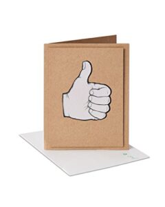 american greetings graduation card (thumbs-up)