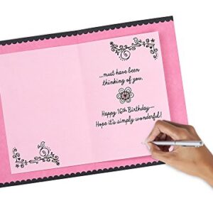 Hallmark 16th Birthday Greeting Card (Sweet Flowers)