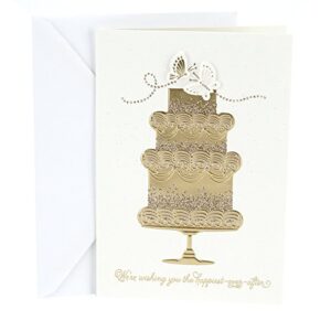 hallmark wedding card (wedding cake) (0599rzb1306)