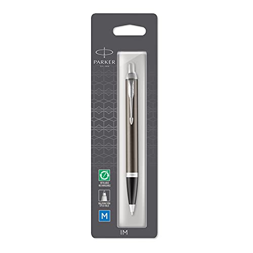 Parker IM Ballpoint Pen, Dark Espresso with Medium Point Black Ink Refill (1975561)