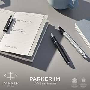 Parker IM Ballpoint Pen, Dark Espresso with Medium Point Black Ink Refill (1975561)