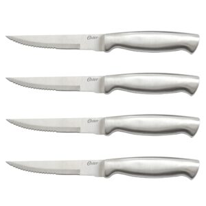 oster baldwyn 4 piece stainless steel serrated steak knives