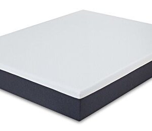 Olee Sleep 10 Inch EOS Multi Layer Gel Infused Memory Foam Mattress, Queen, White