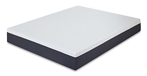 Olee Sleep 10 Inch EOS Multi Layer Gel Infused Memory Foam Mattress, Queen, White