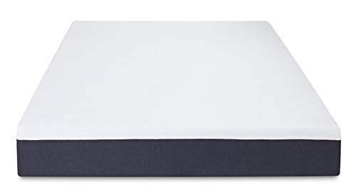 Olee Sleep 10 Inch EOS Multi Layer Gel Infused Memory Foam Mattress, Queen, White