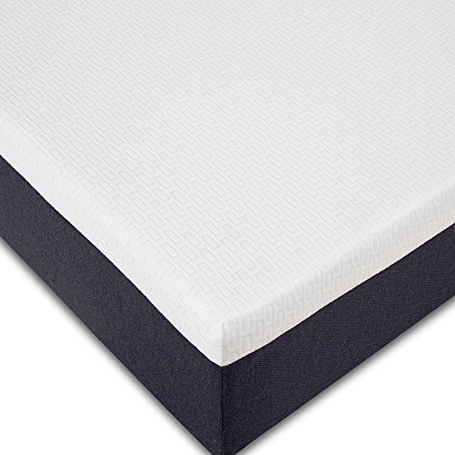 Olee Sleep 10 Inch EOS Multi Layer Gel Infused Memory Foam Mattress, Queen, White