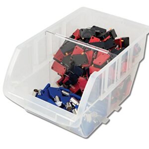 Performance Tool W5178 4Pc Clear Parts Bin Dividers for Medium Bins (W5171 & W5173)