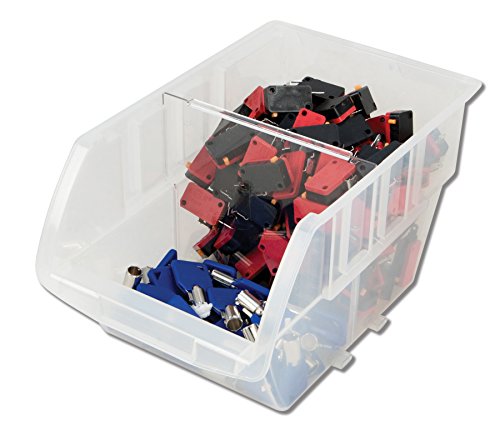 Performance Tool W5178 4Pc Clear Parts Bin Dividers for Medium Bins (W5171 & W5173)