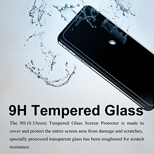 Ailun Screen Protector Compatible for iPhone 8 plus,7 Plus,6s Plus,6 Plus, 5.5 Inch 3Pack Case Friendly Tempered Glass