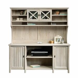 Sauder Costa Large Hutch, Chalked Chestnut finish