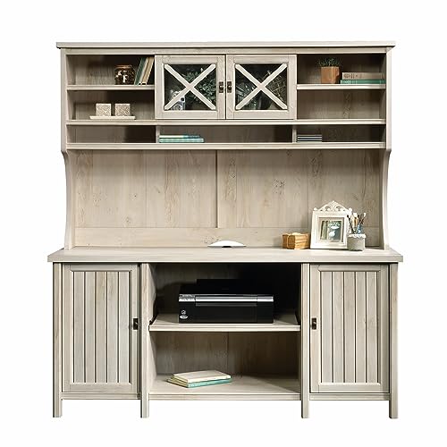 Sauder Costa Large Hutch, Chalked Chestnut finish