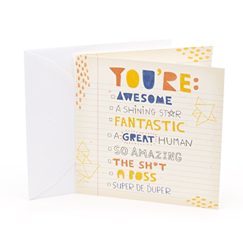 Hallmark Studio Ink Thank You Card or Fathers Day Card (List) (0299RZJ5042)