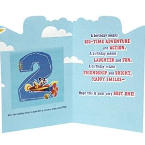 Hallmark 2nd Birthday Card (Disney Mickey Mouse)