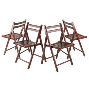 winsome wood robin seating, walnut (set of 4)