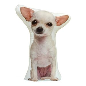 ella sussman chihuahua chiwawa dog shaped throw pillow decorative decor gift