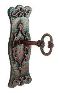 iron skeleton key coat hook