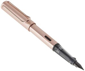 lamy lx live deluxe fountain pen, rose gold (l76f)