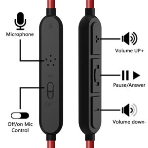 GEEKRIA Audio Cable with Mic Compatible with Bose QC SE, QCSE, SoundTrue, SoundTrue Around-Ear II, QC45, QC35 II, NC 700 Cable, 2.5mm Replacement Stereo Cord with Inline Microphone (4 ft / 1.2 m)