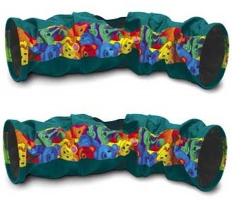 Super Pet 2 Pack of Crinkle Tunnels, Colors May Vary, 23-Inch Length