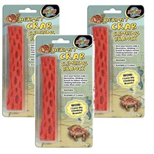 (3 Pack) Zoo Med Hermit Crab Climbing Branch - Assorted Colors