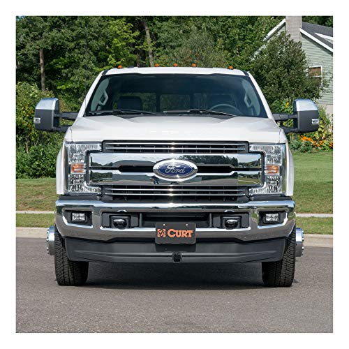 CURT 31078 2-Inch Front Receiver Hitch, Select Ford F-250, F-350, F-450 Super Duty, GLOSS BLACK POWDER COAT