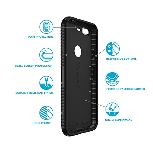 Speck Products Presidio Grip Cell Phone Case for Google Pixel XL - Black/Black