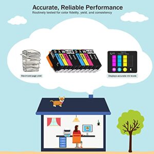 Cartlee Set of 10 Remanufactured 564XL High Yield Ink Cartridges for HP Photosmart 5510 5520 6510 6520 6525 7510 7520 7525 B8550 C6380 D7560 Premium C309A C410 Officejet 4620 Deskjet 3520