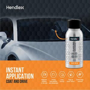 Hendlex Glass PRO Rain Windshield Treatment Long Lasting Enough For Whole Windshield 1.69 oz