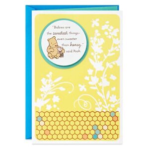 hallmark baby shower card (winnie the pooh)