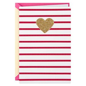 hallmark signature birthday card for her (heart and stripes)