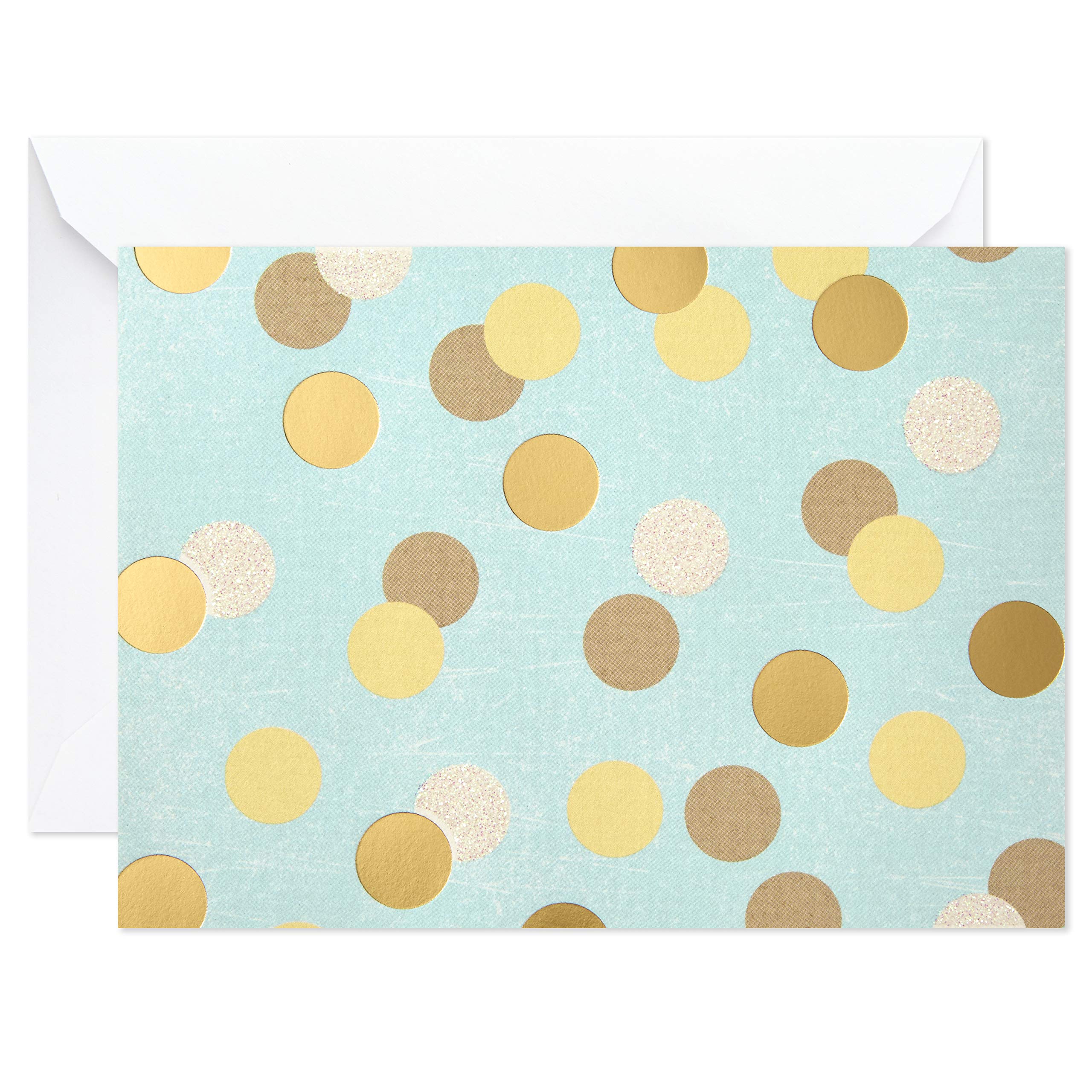 Hallmark Blank Note Cards (Flowers and Dots, 50 Blank Cards or Thank You Cards with Envelopes)