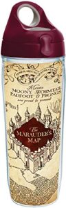tervis harry potter the marauder's map made in usa double walled insulated tumbler travel cup keeps drinks cold & hot, 24oz water bottle, classic