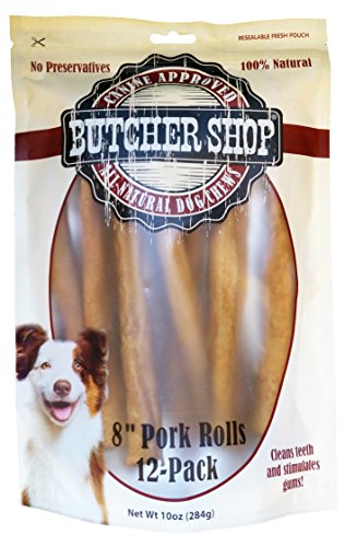 Butcher Shop 8" 100% Natural Pork Rolls (12 Pack), 284 G