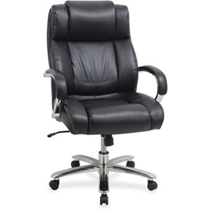 lorell big & tall chair, 45.8" x 30.3" x 22.9", black