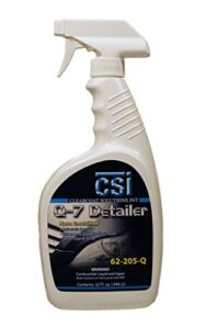 csi q-7 detailer (quart) - body shop safe quick detailer ideal for use professionally or at home